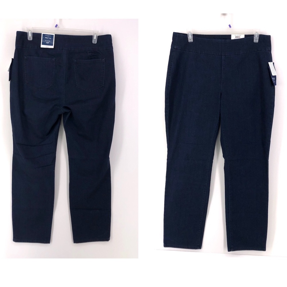 Charter Club Plus Slim Leg Bengal Wash Jeans 18W